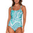 Front view of Sunsets Moon Tide Taylor Tankini Top