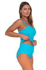 Sunsets Women's Swimwear Blue Bliss Taylor Tankini Bikini Top