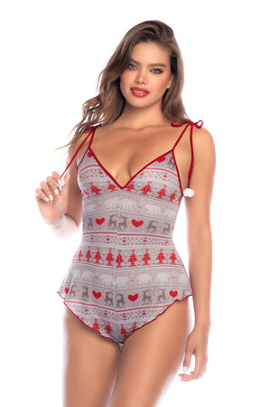 Women's Sleep Romper Mapale 7596