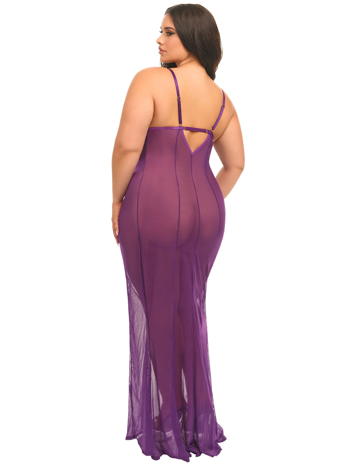 Curvy Katana Sheer Gown