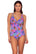 Front view of Sunsets Isla Bonita Forever Tankini Top