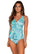 Front view of Sunsets Moon Tide Forever Tankini Top