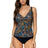 Front view of Sunsets Sunbloom Forever Tankini Top