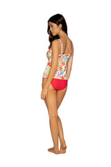 Back view of Sunsets Tropical Breeze Forever Tankini Top