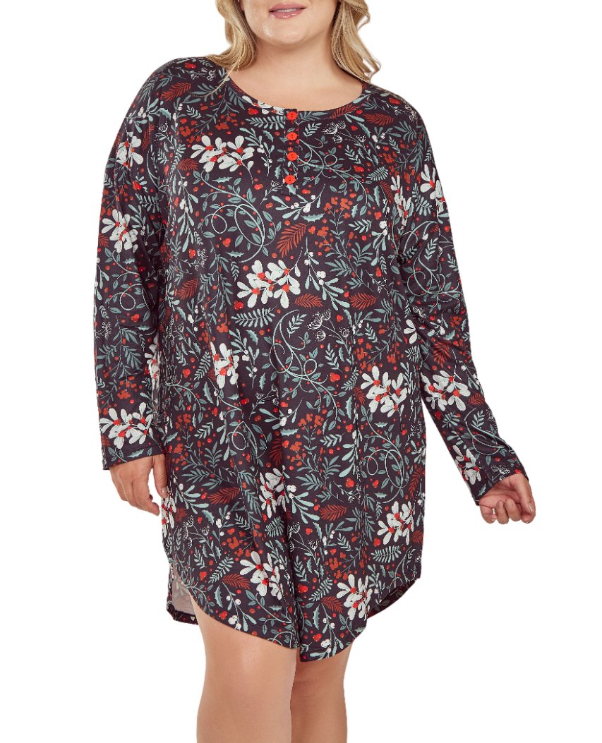 Holly Long Sleeve Plus Size Sleepshirt