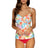 Front view of Sunsets Tropical Breeze Crossroads Tankini Top