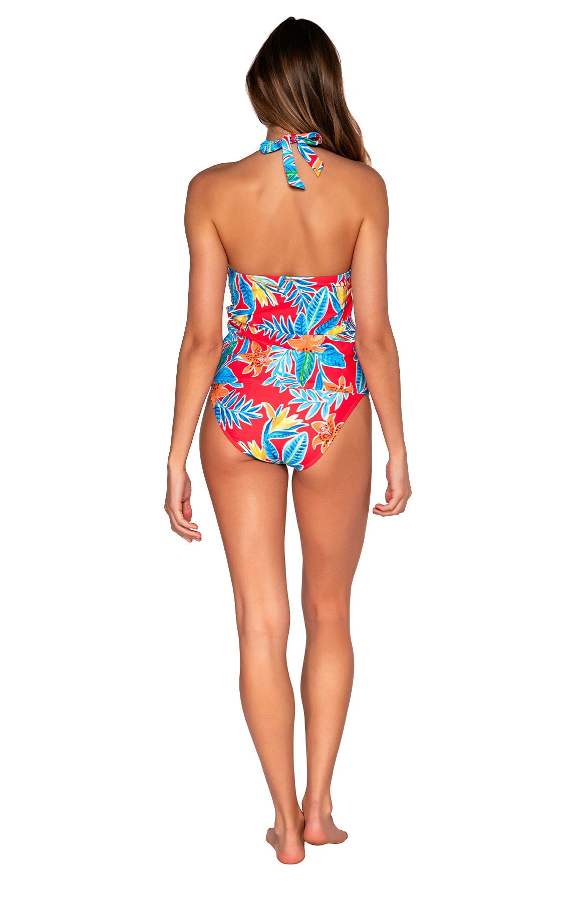 Sunsets Women's Swimwear Tiger Lily Heidi Tankini Bikini Top