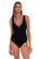 Sunsets Women's Swimwear Black Vivian Tankini Bikini Top