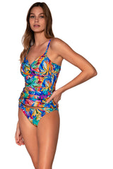 Side view of Sunsets Alegria Simone Tankini Top