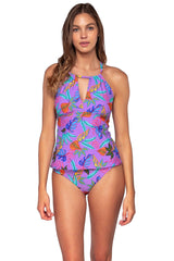 Front view of Sunsets Isla Bonita Mia Tankini Top