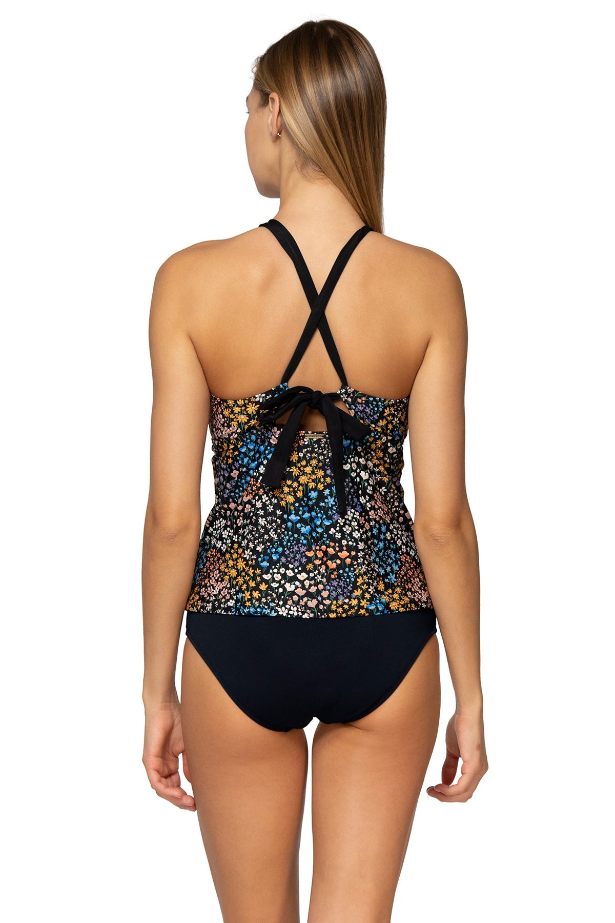 Back view of Sunsets Sunbloom Mia Tankini Top