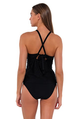 Sunsets Black Mia Tankini Top