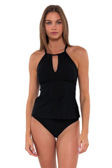 Sunsets Black Mia Tankini Top