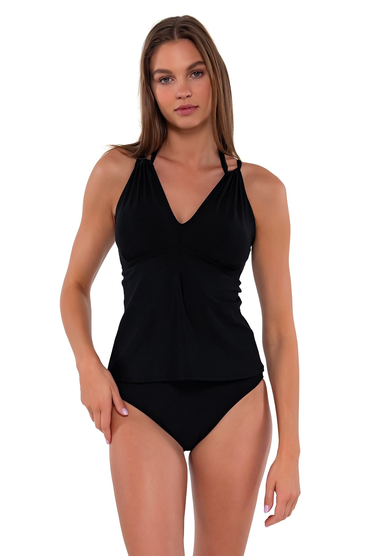 Sunsets Black Mia Tankini Top