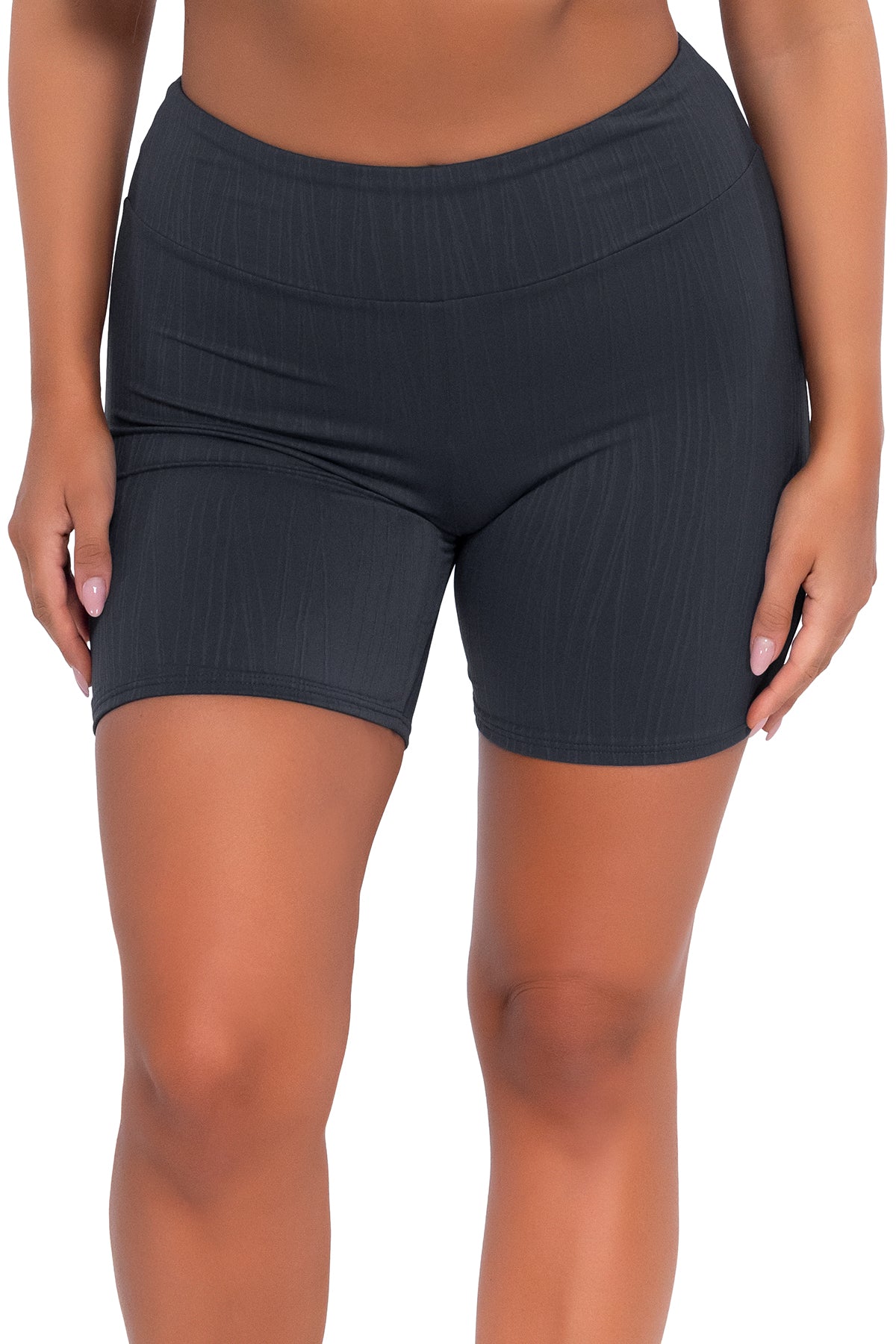 Sunsets Escape Slate Seagrass Texture Bayside Bike Short