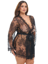 Amore Short Plus Size Robe