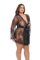 Amore Short Plus Size Robe