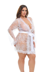 Amore Short Plus Size Robe