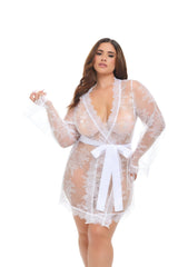 Amore Short Plus Size Robe