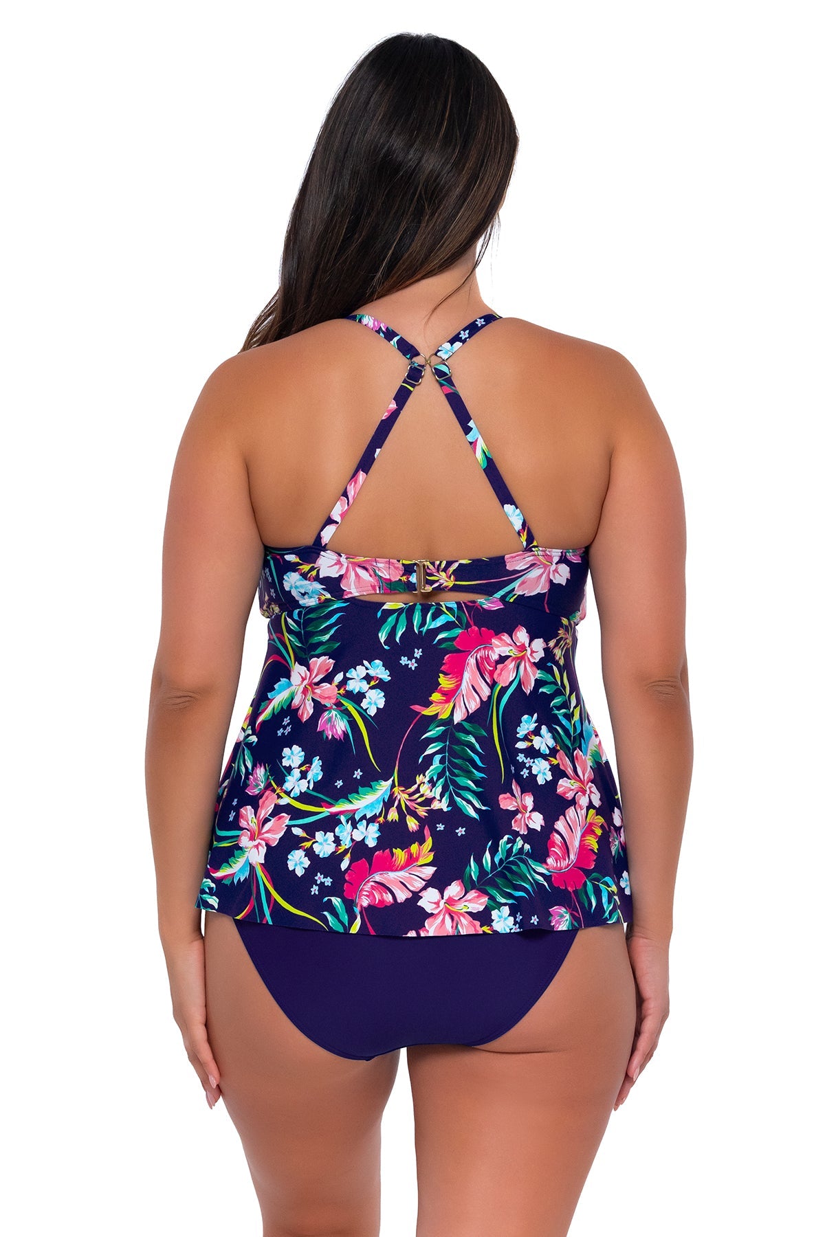 Sunsets Women's Swimwear Escape Island Getaway Tori Tankini Bikini Top