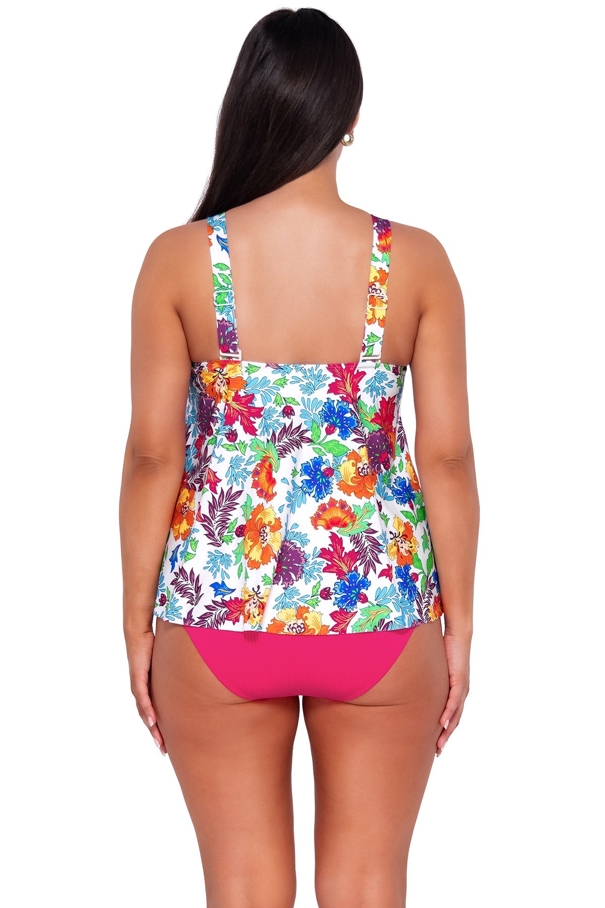 Sunsets Women's Swimwear Escape Camilla Flora Sadie Tankini Bikini Top