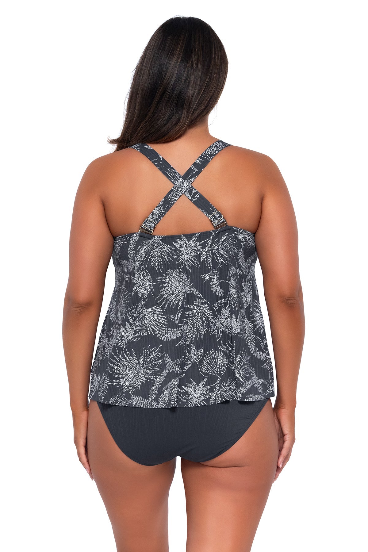 Sunsets Escape Fanfare Seagrass Texture Sadie Tankini Top