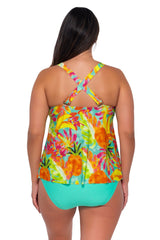 Sunsets Women's Swimwear Escape Lush Luau Sadie Tankini Bikini Top