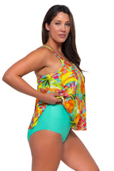 Sunsets Women's Swimwear Escape Lush Luau Sadie Tankini Bikini Top