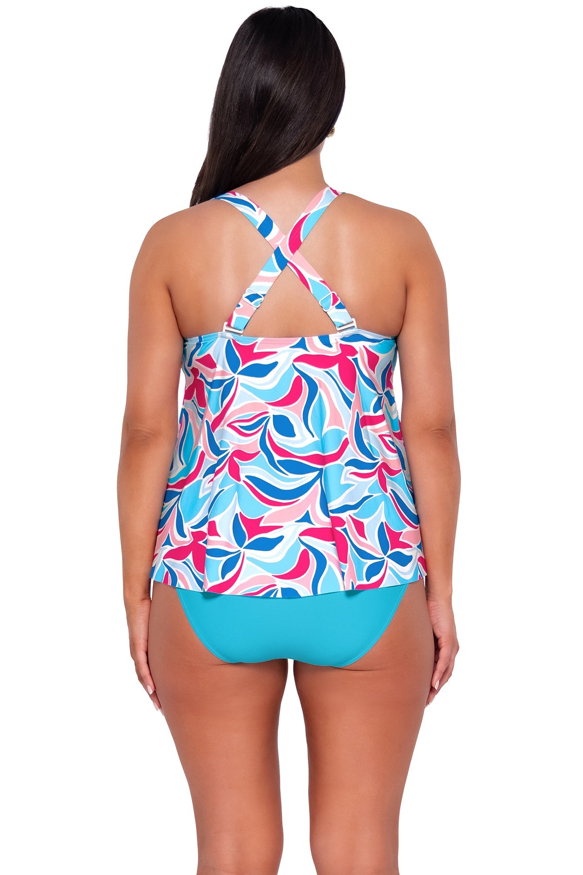 Sunsets Women's Swimwear Escape Making Waves Sadie Tankini Bikini Top