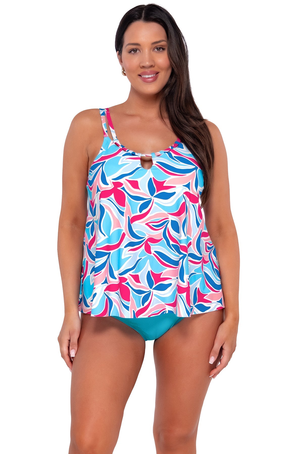 Sunsets Women's Swimwear Escape Making Waves Sadie Tankini Bikini Top