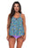 Sunsets Women's Swimwear Escape Pansy Fields Sadie Tankini Bikini Top