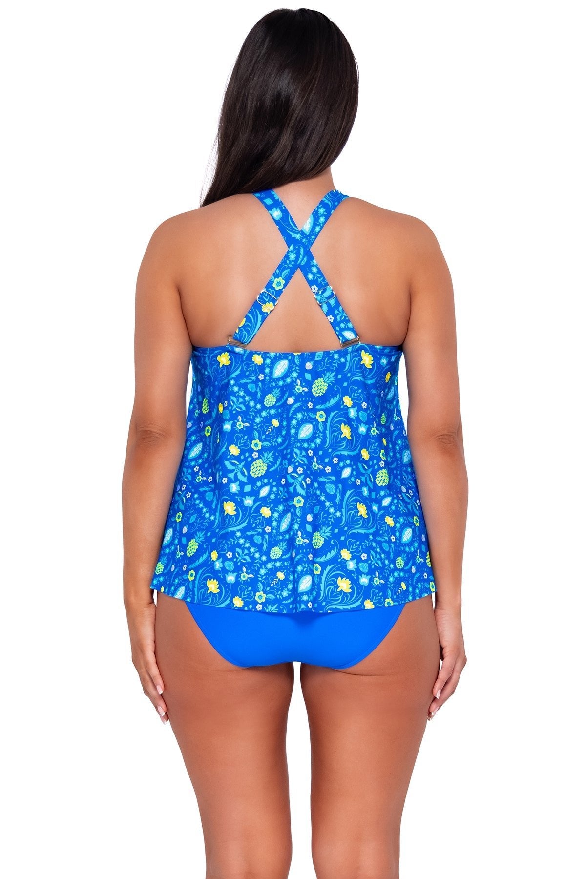 Sunsets Women's Swimwear Escape Pineapple Grove Sadie Tankini Bikini Top