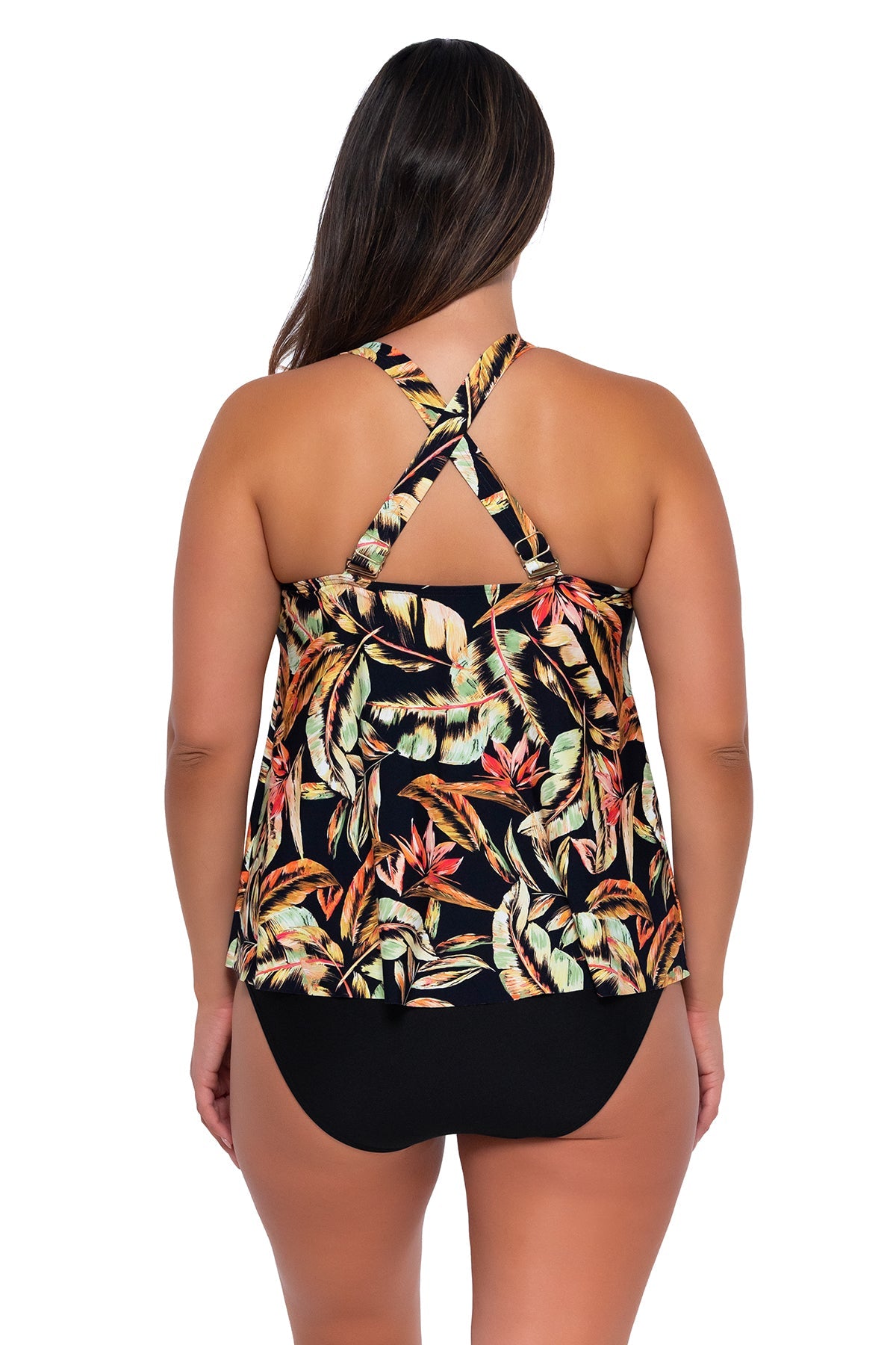 Sunsets Women's Swimwear Escape Retro Retreat Sadie Tankini Bikini Top