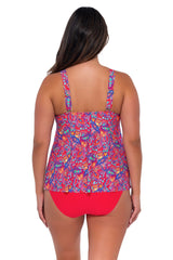 Sunsets Women's Swimwear Escape Rue Paisley Sadie Tankini Bikini Top