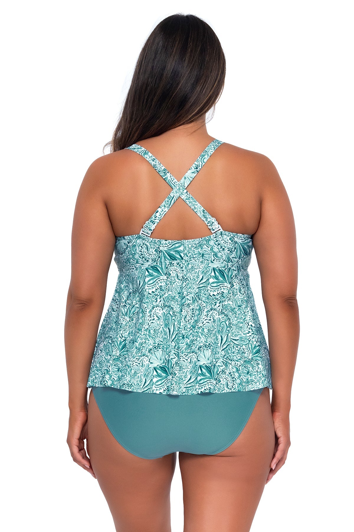 Sunsets Women's Swimwear Escape By the Sea Marin Tankini Bikini Top