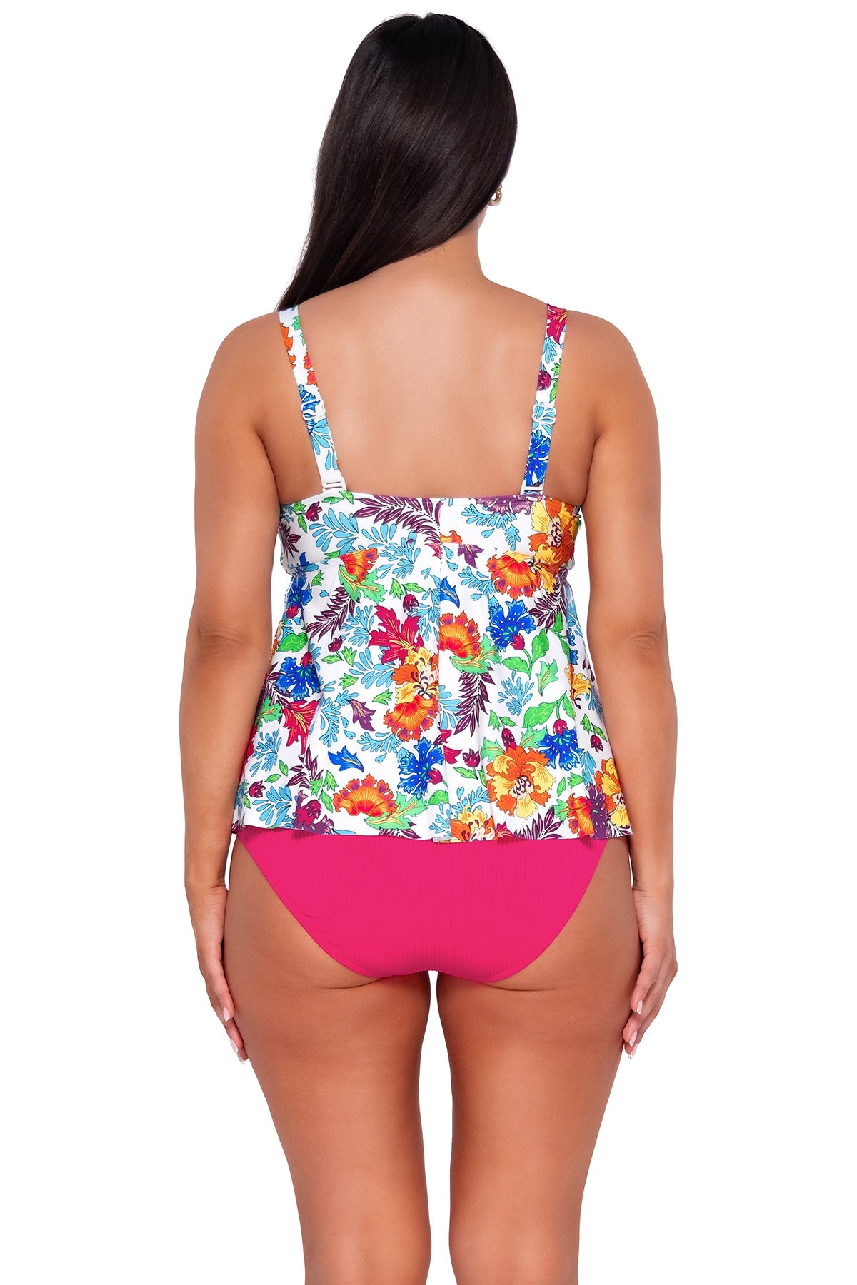 Sunsets Women's Swimwear Escape Camilla Flora Marin Tankini Bikini Top