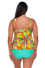 Sunsets Women's Swimwear Escape Lush Luau Marin Tankini Bikini Top