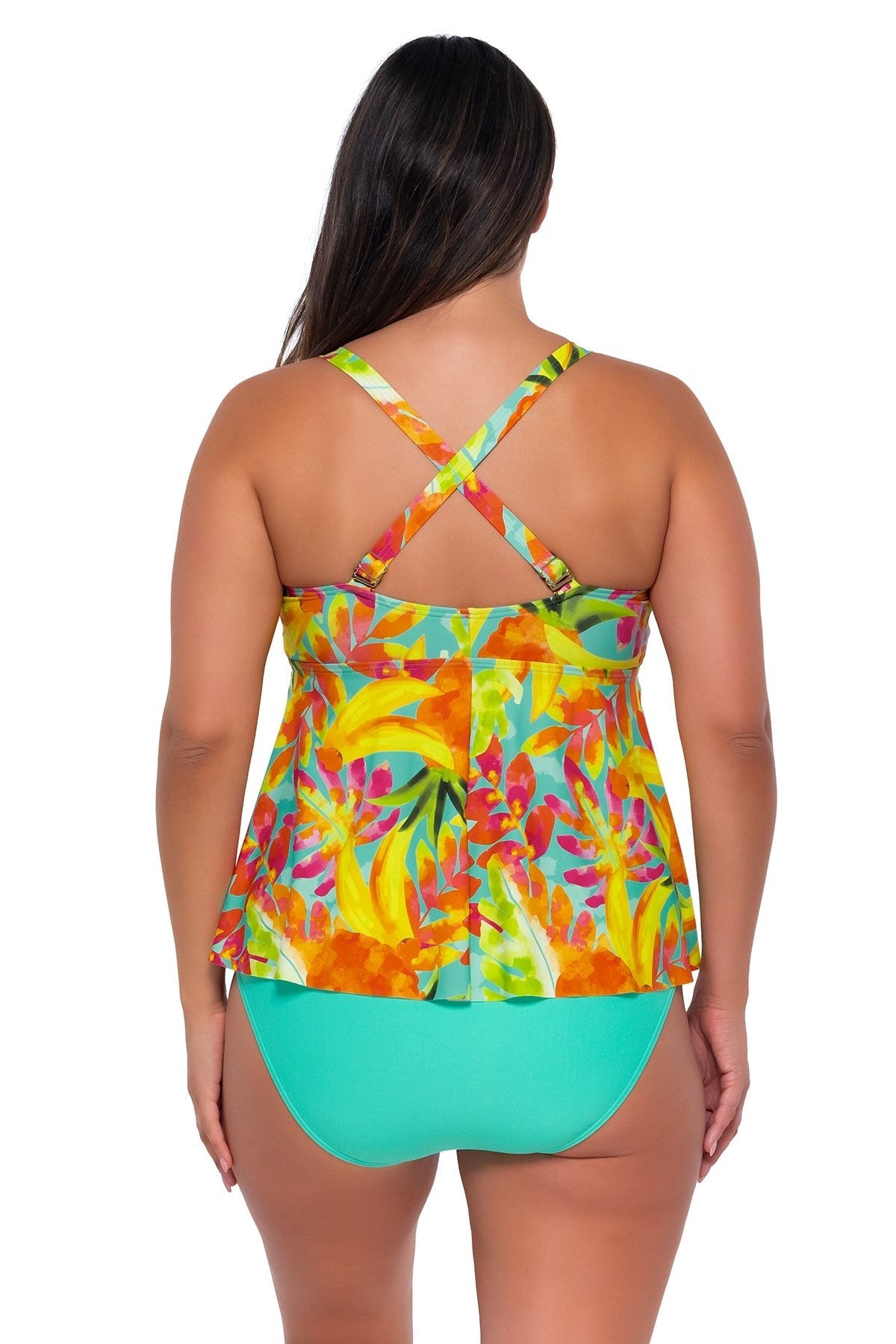 Sunsets Women's Swimwear Escape Lush Luau Marin Tankini Bikini Top