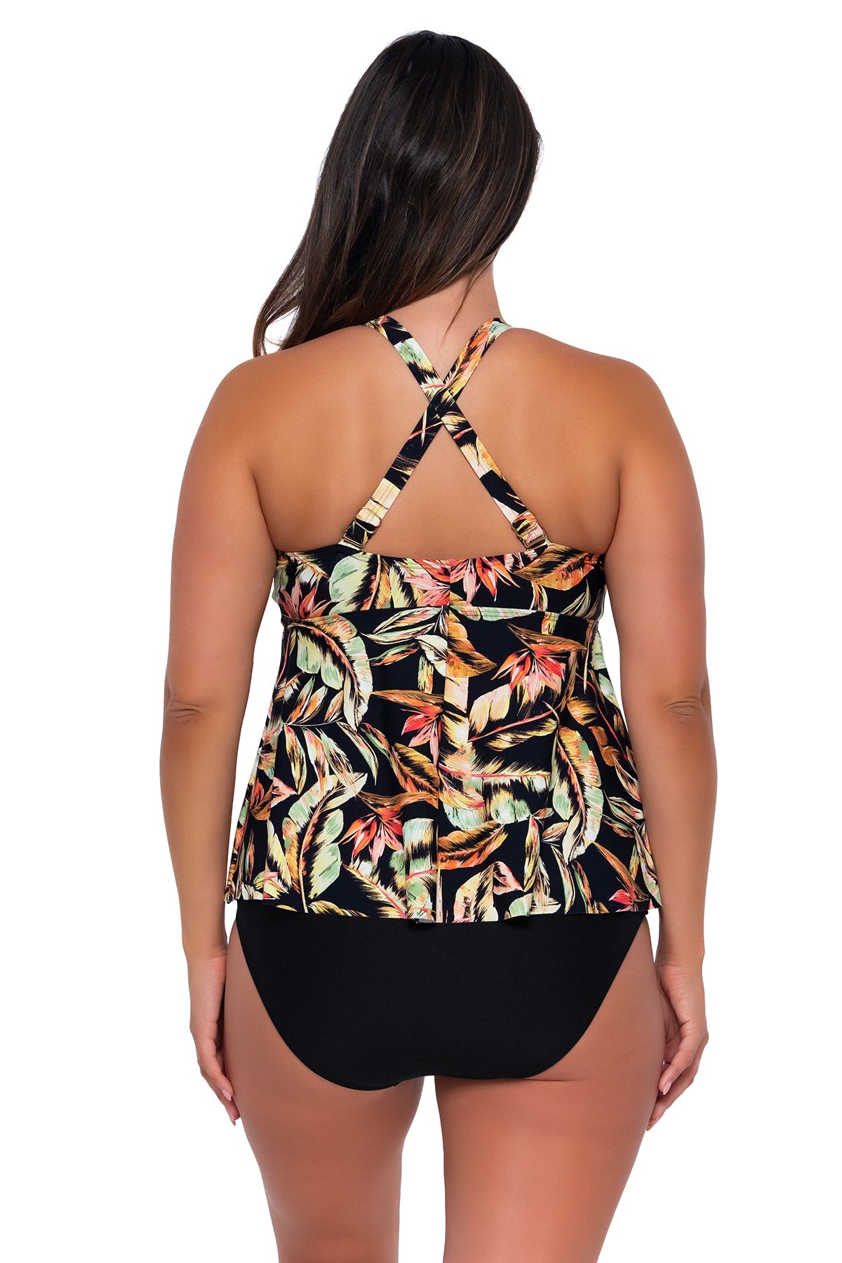 Sunsets Women's Swimwear Escape Retro Retreat Marin Tankini Bikini Top