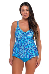 Sunsets Women's Swimwear Escape Seaside Vista Marin Tankini Bikini Top