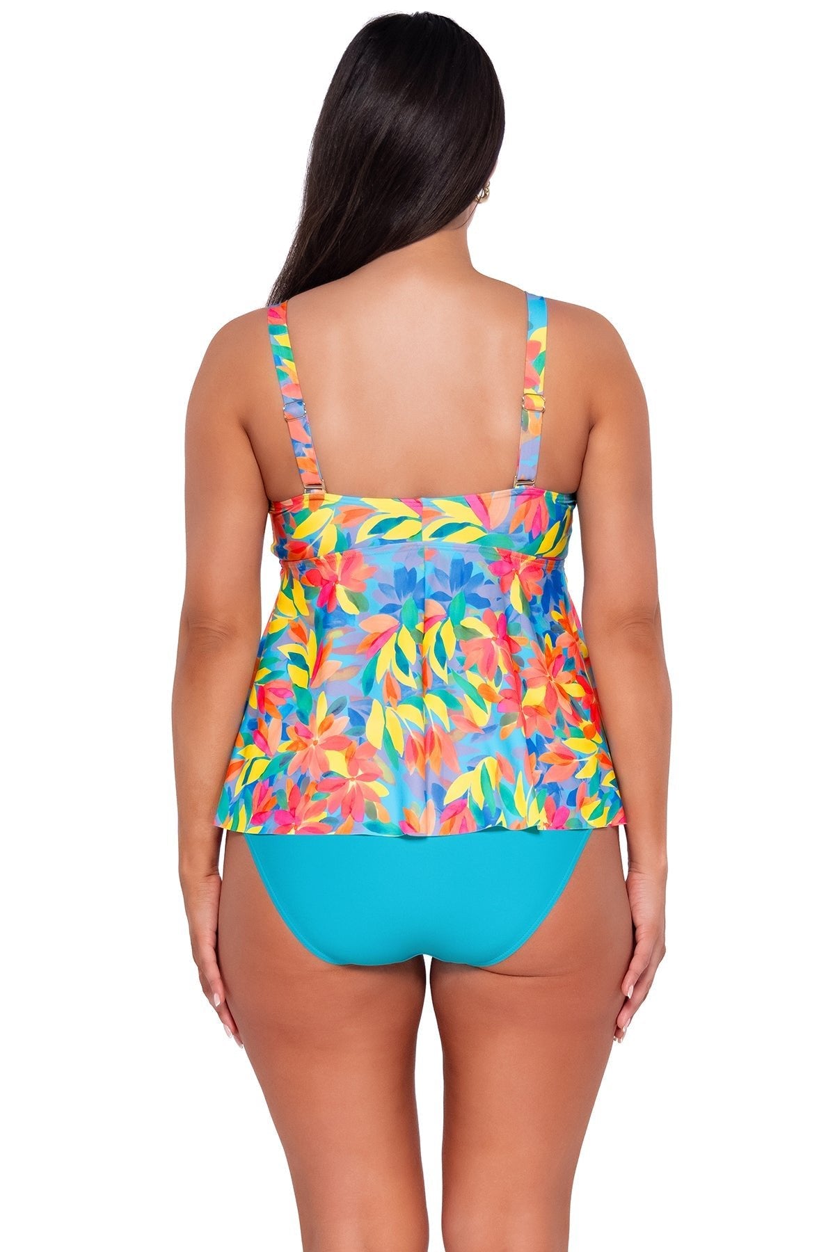 Sunsets Women's Swimwear Escape Shoreline Petals Marin Tankini Bikini Top