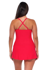 Sunsets Escape Geranium Sienna Swim Dress