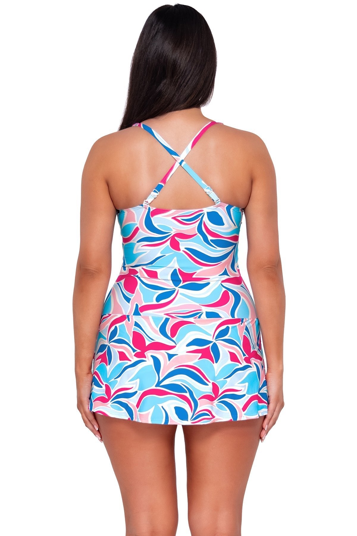 Sunsets Women's Swimwear Escape Making Waves Sienna Swim Dress One Piece Swimsuit