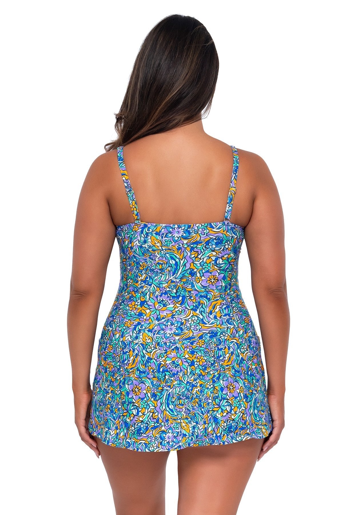 Sunsets Escape Pansy Fields Sienna Swim Dress