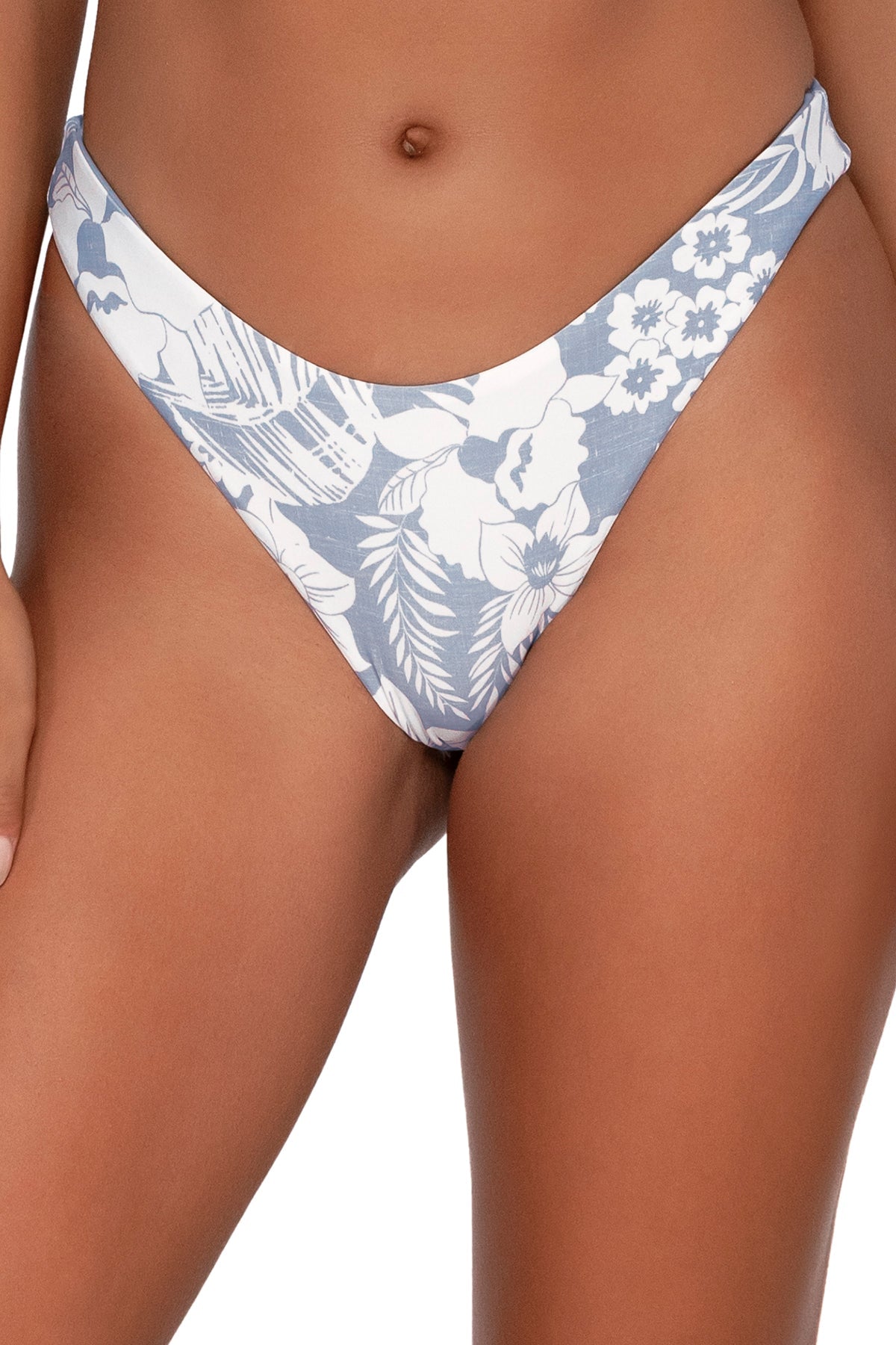 Front view of Swim Systems Coastal Calm Camila Scoop Bottom