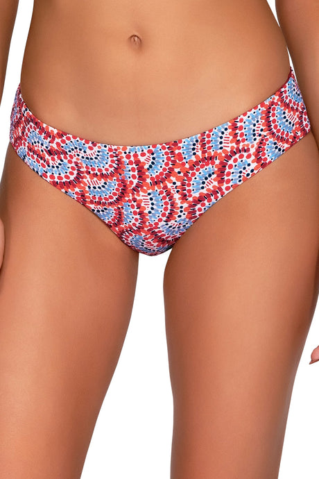 Front view of Swim Systems Good Karma Hazel Hipster Bottom