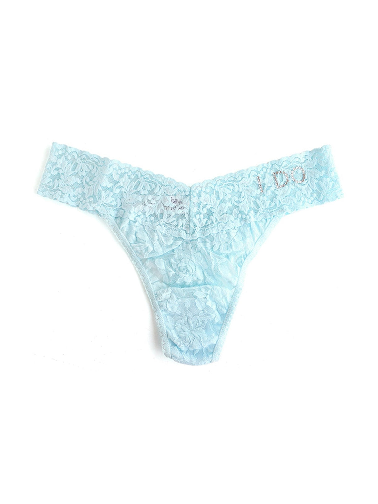 I Do Crystal Signature Lace Original Rise Thong