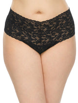 Plus Size Retro Lace Thong