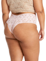 Plus Size Retro Lace Thong