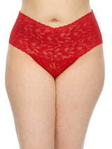 Plus Size Retro Lace Thong